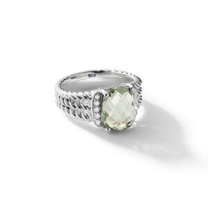 David Yurman Prasiolite Petite Wheaton Ring